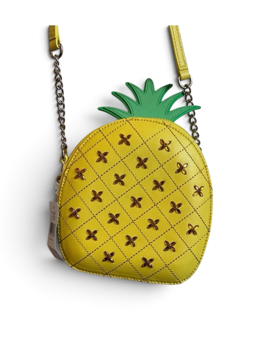 NWT Kate Spade Yellow Pineapple Crossbody Bag